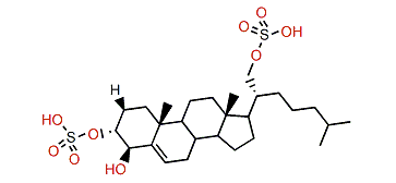 4b-Hydroxycholest-5-en-3a,21-diol 3,21-disulfate